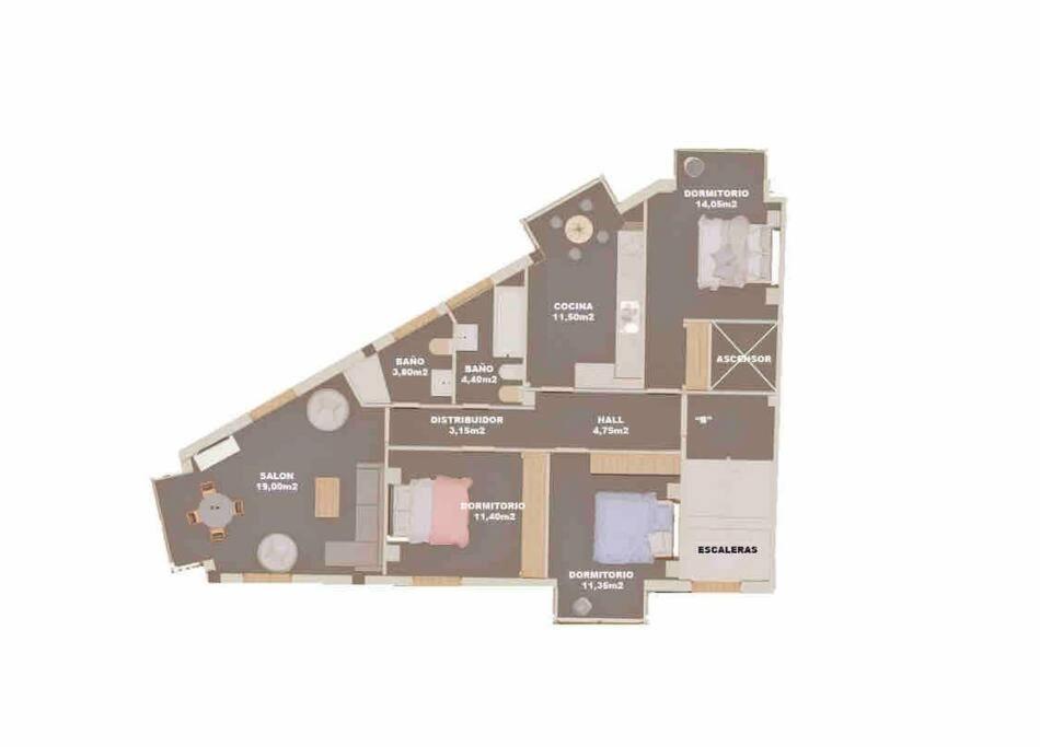 Friendly Vistas Mar Apart 3H Y Garaje Apartment Хихон Екстериор снимка